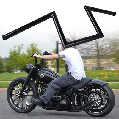 8  Rise 1  Ape Hanger Drag Bar Handlebars For Harley Sportster XL883 1200 Custom • $81.65