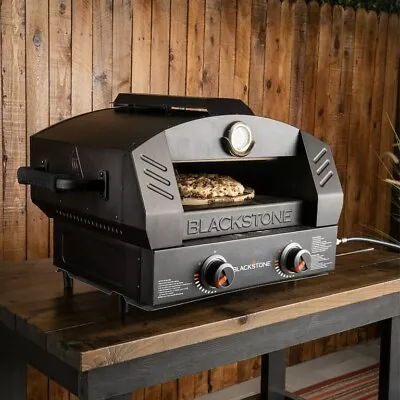 Blackstone Tabletop Propane Pizza Oven With Two 15  Cordierite Stones • $350