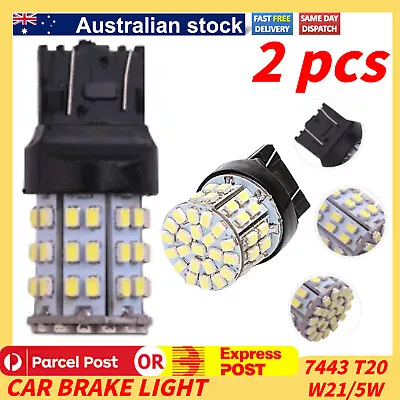 7440 7443 1206 W21W LED WHITE Bulb Lamps Turnning Tail Stop Lights Brake Backup • $7.39