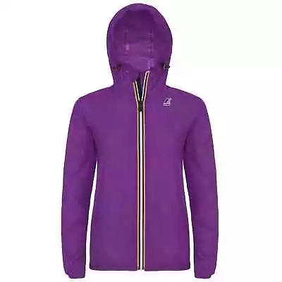 K-Way Le Vrai Claude Violet Full Zip Rain Jacket-XL • $65