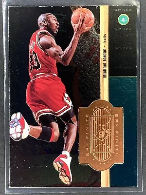 1998-99 Spx Finite Michael Jordan #1 - 08597/10000  EX Or Better  • $17.50