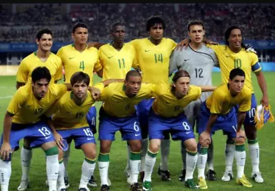 Brazil 2008 2009 Home Shirt World Cup Football Soccer Jersey Top Nike Mens L • $72.99