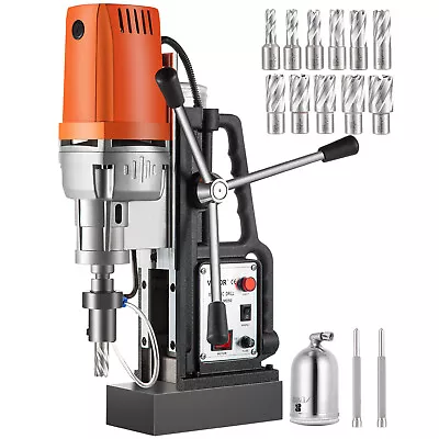 VEVOR MD50 Magnetic Drill Press 1HSS Cutter Set Annular Cutter Kit Mag Drill • $319.99