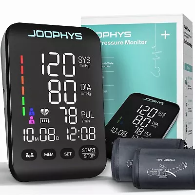 Blood Pressure Monitor For Home Use Digital BP Machine Arm Type With Large LCD • $16.95
