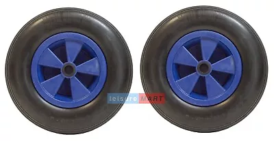 £35 • Buy Dinghy Launch Trolley Wheels Pneumatic Boat Trailers Pair 1   Centre Hole 400x8
