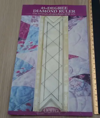 45 Degree Diamond Ruler By Todays Quilter • £3.49