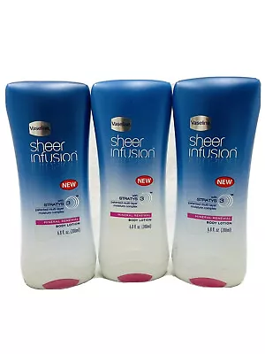 3 VASELINE SHEER INFUSION MINERAL RENEWAL BODY LOTION 6.8oz • $38.98