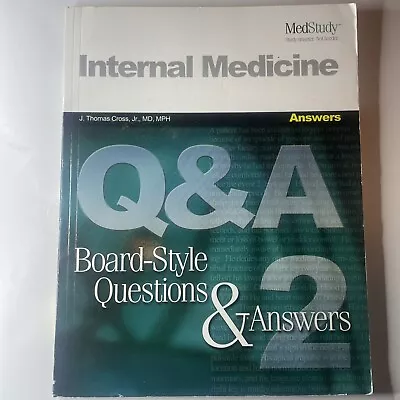 Medstudy Internal Medicine Board-Style Questions And Answers-2 • $5.50