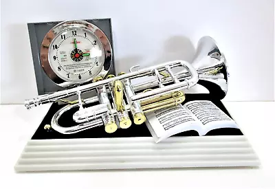 Replica Trombone Musical Alarm Clock Plays Song Says Good Morning SEE VIDEO • $22.95