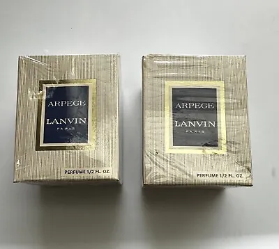 Vintage Mini ARPEGE LANVIN Paris Perfume In Box #869 15gr 1/2 Fl Oz Brand New X2 • $34.99