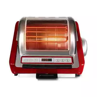 Ronco Toaster Ovens 17  X 12.5  Large Capacity Oven/Rotisserie Countertop Red • $214.15