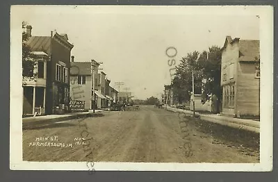 Farmersburg IOWA RP1912 MAIN STREET STORES Nr Monona Elkader McGregor Garnavillo • $39.99