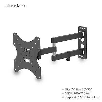 Adjustable TV Wall Mount Bracket With 360° Rotation For 26-55 Inch Screens • £9.62