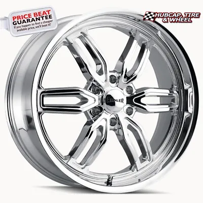 RIDLER 609 CHROME - 22X9.5 - 6X139.7 Bolt Pattern 18 Offset (1 Wheel) • $585.99