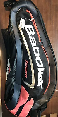 Babolat Team RH X6 Tennis Racket Bag/ Backpack NWT  189 Red Fluo • $68