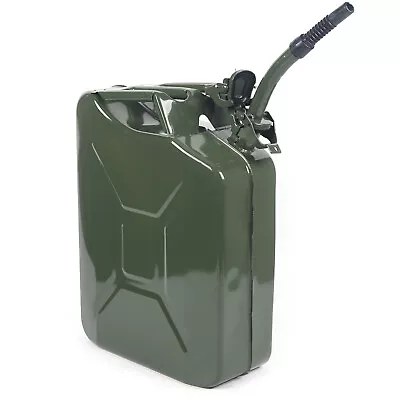 5 Gallon 20L Fuel Can Gas Gasoline Fuel  Backup Metal Steel Tank Spill Proof • $37.90