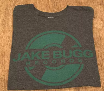 Jake Bugg Records 2014 Tour T-shirt Shirt W/ Front & Back Graphic Gray Sz Small • £6.65