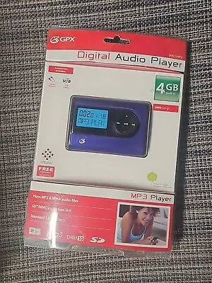 GPX Digital Audio Player 4 GB Plays MP3 & WMA Audio Files New • $24.99