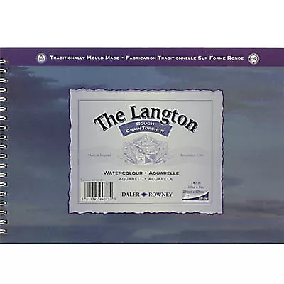 Daler Rowney Langton Watercolour 140lb / 300gsm Spiral - Rough - 16  X 12  • £21.85