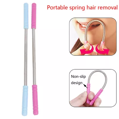 Ushape Epilator Epistick Facial Hair Removal Device Micro Spring Epilator N~B Cq • $1.40