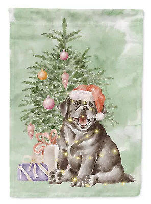 Labrador Retriever Black Puppy Christmas Presents Tree Garden Flag CK8240GF • $16.99