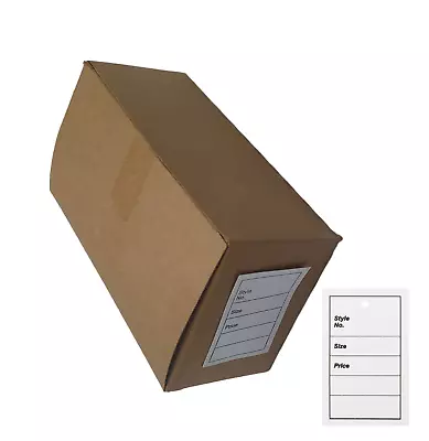 £3.99 • Buy Unstrung Unperforated Clothes/ Garment Reference Stock Ticket/ Tags/ Light Duty
