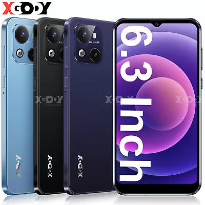 XGODY New Factory Unlocked Smartphone Android Mobile Phone 6.3  Dual SIM 4 Core • $99.49