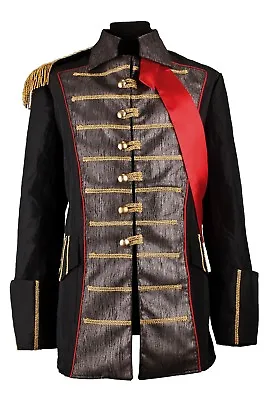 Fancy Dress Costume Men's Pirate Jacket Pirate High Quality Carnival Short 46-66 • £69