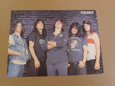 VIO-LENCE Bay Area Band PINUP Heavy Metal THRASH Violence Forbidden Metallica • $8