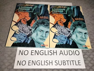 NO ENGLISH L'Homme Presse 1977 Blu-ray REGION B Alain Delon Mireille Darc French • $34.99