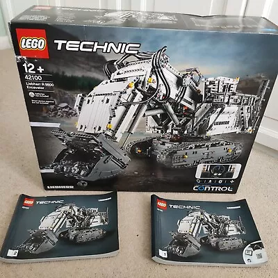 LEGO TECHNIC: Liebherr R 9800 Excavator (42100) Built Once Boxed Instructions • £300