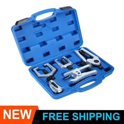 6PCS Front End Service Tool Kit Set Ball Joint Tie Rod Pitman Arm Puller Remover • $46.99