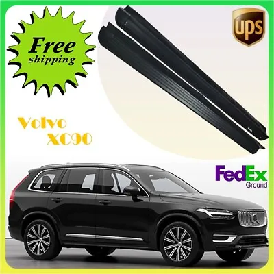 Fits Volvo XC90 2015-2024 2PCS Fixed Running Board Side Step Pedal Nerf Bar • $393.19