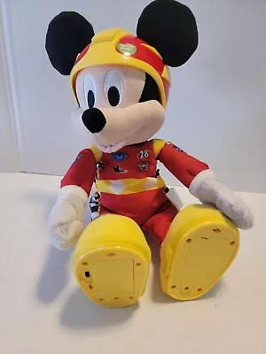 Disney's Mickey And The Roadster Racers Racing Animated 15  Plush No Car Or Flag • $18.95