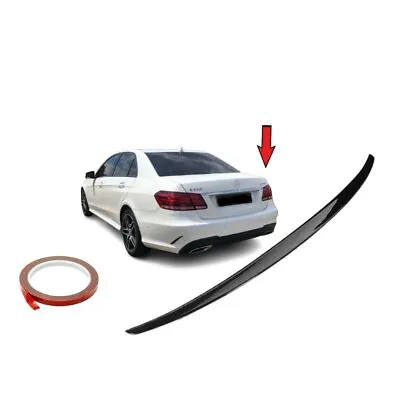 Spoiler Lip For Mercedes W212 Glossy Black Rear Trunk Wing Lid Performance • $63.99