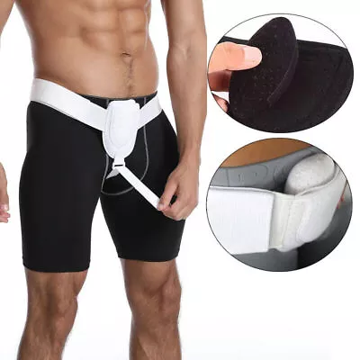 Inguinal Groin Hernia Belt For Men Abdominal Groin Removable Support Truss Brace • £6.99