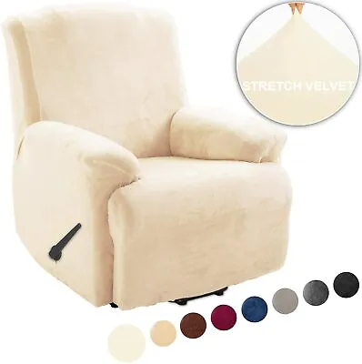 $30 • Buy Stretch Recliner Covers/ Sofa Cover/ Loveseat Cover (velvet And Fleece No Lint)