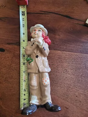 Vintage 80s Judy's Pastime Executive Clown Figurine Hand Painted • $0.99