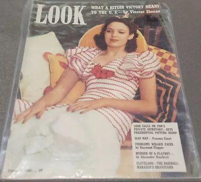 Look Magazine August 13 1940 What A Hitler Victory Means To The U.S. • $24.95