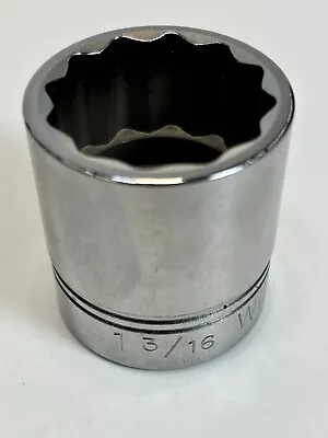 Vintage ST-1238 Williams 1-3/16  X 1/2  Drive 12 PT. Socket USA • $14.95