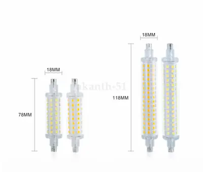 AU 78mm 118mm R7S LED Flood Light Bulb 2835 SMD Cool /Warm White Halogen Lamps • $17.76