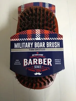 New Military Boar Brush 2-Sided Soft & Firm Authentic Barber Series  • $8.90
