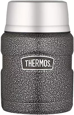 Thermos 470Ml Stainless King Vacuum Insulated Food Jar - Hammertone Size Name... • $44.78