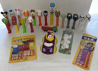 Lot Of 26 Vtg Pez Dispensers Star Wars Disney Garfield Clown Truck Kermit Lamb • $9.99