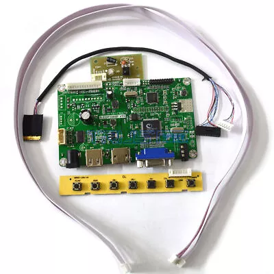 $24.49 • Buy 2023 New NT156WHM-N12 HDMI + VGA LCD LED LVDS EDP Controller Board Driver Kit