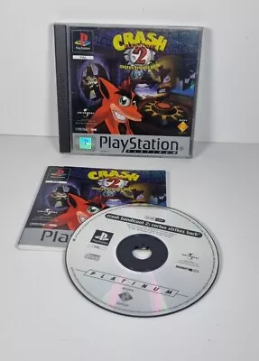 Crash Bandicoot 2: Cortex Strikes Back - Platinum (Playstation PS1) Complete • £14.99