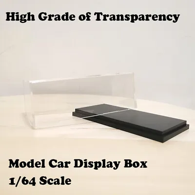 Acrylic Case 1:64 Transparent Dustproof Display Box For Model Car Collection • $12.90