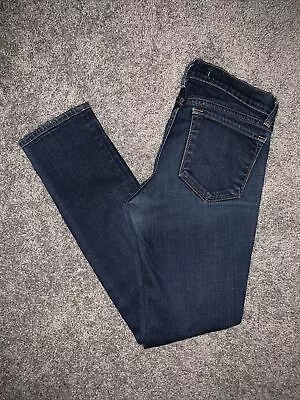 J Brand Pencil Leg Jeans Sz 28(29 3/4X29.5) 912 INK Dark Wash Skinny Low Rise • $19.95