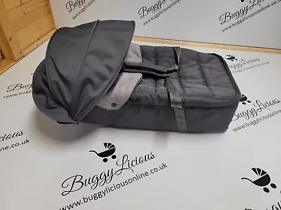 Maclaren Soft Carry Cot For Triumph Grey With Hood And Apron • £24.95