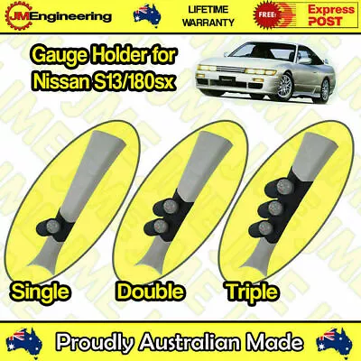 $56.37 • Buy Gauge Holder Pillar Gauge Pod For Nissan 180sx S13 240sx CLIP ON 52mm 60mm